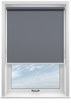 Levant (FR Blackout), Steel Grey - Twist&Fit Roller Blind